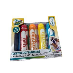 Play Right Scented Dot Markers 8 colors 1.2 Oz each